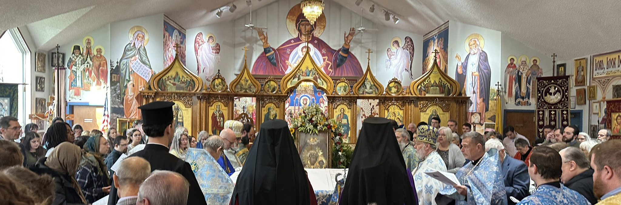 Icon of Our Lady of Sitka Visits St. Herman Orthodox Church in Glen Mills, PA